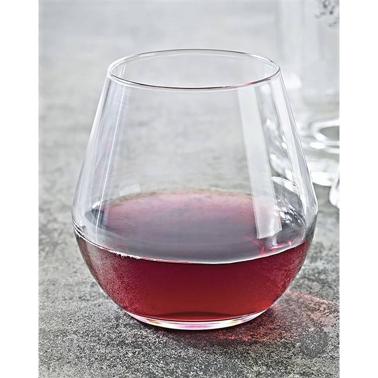 6 pcs Belgium Durobor Canthare Rock Glass 143/4 oz